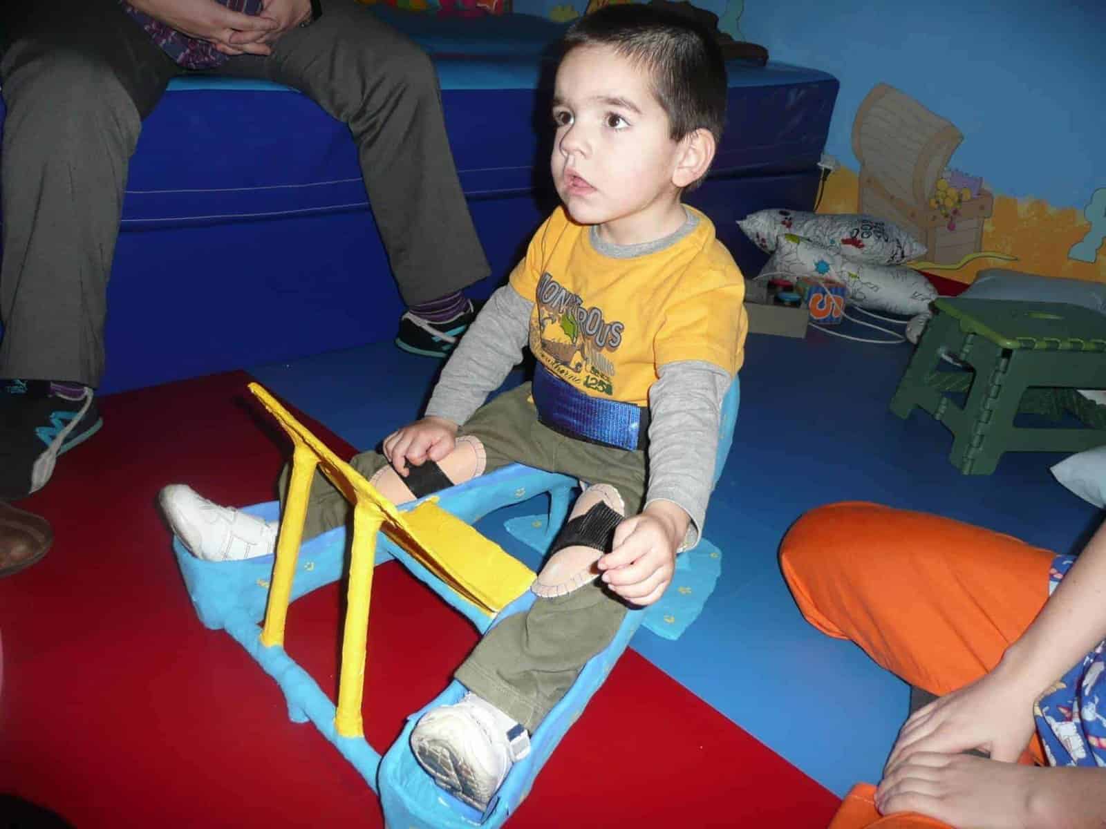 Seated positioning: example of seated positioning
