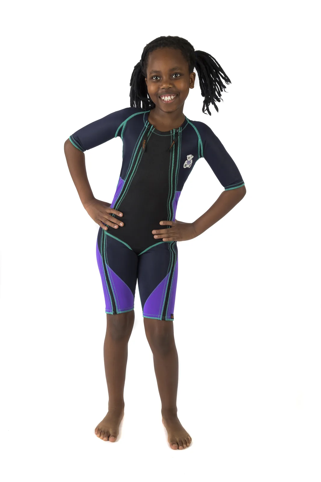 Full navy dynamic suit, full body